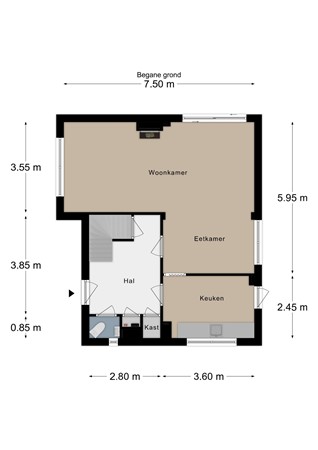 Floorplan - Heerstraat 21, 6285 AN Epen